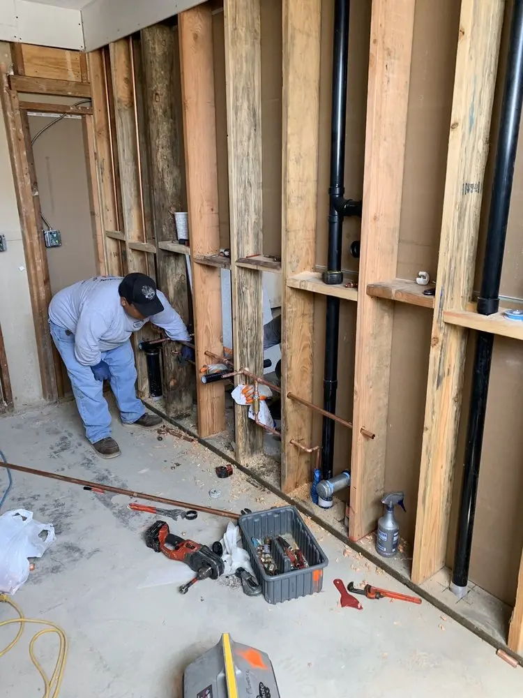 Commercial rough-in plumbing for Commercial Plumbing in Fillmore